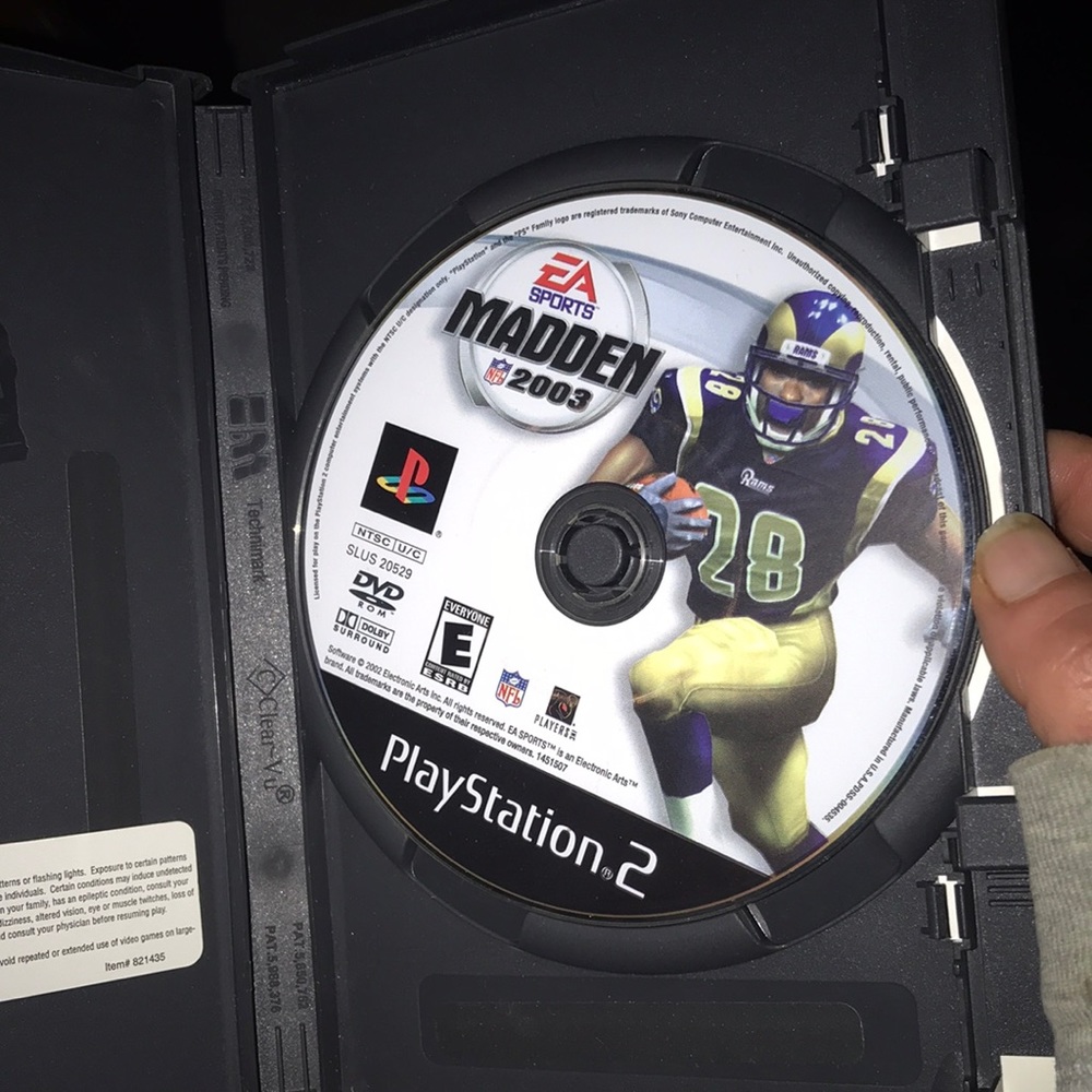 Madden 2003 video game PlayStation 2 ps2
